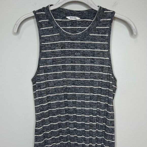 Splendid Gray Slim Fit Sleeveless Dress Size M - Picture 2 of 8
